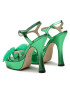 Custommade Sandale Arlina Metallic Bow 999624047 Verde - Pled.ro