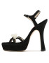 Custommade Sandale Arlina Pearl Bow 999621047 Negru - Pled.ro