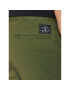 DC Pantalon scurți din material Worker ADYWS03063 Verde Regular Fit - Pled.ro