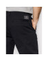 DC Pantaloni din material Worker ADYNP03076 Negru Relaxed Fit - Pled.ro