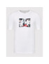 DC Tricou BASQUIAT Star In Cipher ADYKT03191 Alb Regular Fit - Pled.ro