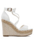 DeeZee Espadrile LS5442-02 Alb - Pled.ro