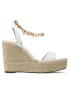 DeeZee Espadrile LS5517-03 Alb - Pled.ro