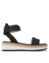 DeeZee Espadrile WS091-01 Negru - Pled.ro