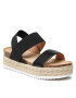 DeeZee Espadrile WS17059-09 Negru - Pled.ro