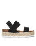 DeeZee Espadrile WS17059-09 Negru - Pled.ro