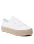 DeeZee Espadrile WS19130-3 Alb - Pled.ro