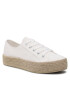 DeeZee Espadrile WS19130-3 Alb - Pled.ro