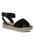 DeeZee Espadrile WS210402-01 Negru - Pled.ro