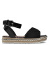 DeeZee Espadrile WS210402-01 Negru - Pled.ro