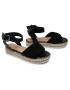 DeeZee Espadrile WS210402-01 Negru - Pled.ro