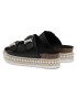 DeeZee Espadrile WS210407-01 Negru - Pled.ro