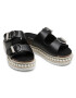 DeeZee Espadrile WS210407-01 Negru - Pled.ro