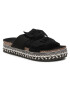 DeeZee Espadrile WSHT2019-07 Negru - Pled.ro