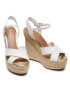 DeeZee Espadrile WYL2489-1 Alb - Pled.ro