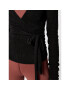 Deha Cardigan Crossover A00180 Negru Regular Fit - Pled.ro