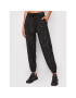 Deha Pantaloni trening B54075 Negru Relaxed Fit - Pled.ro