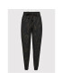 Deha Pantaloni trening B54075 Negru Relaxed Fit - Pled.ro