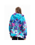 Desigual Bluză 23SWSK34 Turcoaz Oversize - Pled.ro