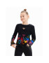 Desigual Bluză 23WGTK01 Negru Regular Fit - Pled.ro