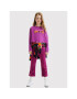 Desigual Bluză Angela 22WGTK20 Violet Cropp Flare Fit - Pled.ro