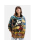 Desigual Bluză DISNEY Happy 22WWSK16 Colorat Relaxed Fit - Pled.ro