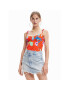 Desigual Body 23SWQW06 Portocaliu Slim Fit - Pled.ro