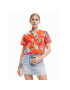 Desigual Cămașă 23SWCW45 Portocaliu Loose Fit - Pled.ro