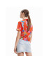 Desigual Cămașă 23SWCW45 Portocaliu Loose Fit - Pled.ro