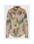 Desigual cămașă de blugi Flower 22SWCN04 Bej Oversize - Pled.ro