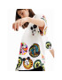 Desigual Cămașă MONSIEUR CHRISTIAN LACROIX DISNEY 23SWCW14 Alb Oversize - Pled.ro