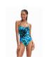 Desigual Costum de baie Rainforest 23SWMK35 Albastru - Pled.ro