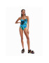 Desigual Costum de baie Rainforest 23SWMK35 Albastru - Pled.ro