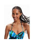 Desigual Costum de baie Rainforest 23SWMK35 Albastru - Pled.ro