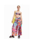 Desigual Pantaloni din material 23SWMW08 Colorat Regular Fit - Pled.ro