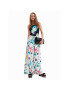 Desigual Pantaloni din material 23SWPW11 Colorat Regular Fit - Pled.ro