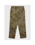 Desigual Pantaloni din material Mickey Camo Flower 22SGPW06 Verde Relaxed Fit - Pled.ro