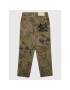 Desigual Pantaloni din material Mickey Camo Flower 22SGPW06 Verde Relaxed Fit - Pled.ro