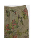 Desigual Pantaloni din material Mickey Camo Flower 22SGPW06 Verde Relaxed Fit - Pled.ro