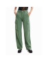 Desigual Pantaloni din material Sedal 23SWPN03 Verde Regular Fit - Pled.ro