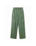 Desigual Pantaloni din material Sedal 23SWPN03 Verde Regular Fit - Pled.ro