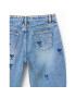 Desigual Pantaloni scurți de blugi 23SBDD01 Albastru Regular Fit - Pled.ro