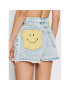 Desigual Pantaloni scurți de blugi SMILEY Cat Smiley 22SWDD48 Albastru Regular Fit - Pled.ro