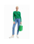 Desigual Pulover Jerry 23SWJF02 Verde Regular Fit - Pled.ro