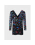 Desigual Rochie cocktail MONSIEUR CHRISTIAN LACROIX Confetti 22WWVK36 Negru Slim Fit - Pled.ro