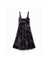 Desigual Rochie de vară 23SWVK15 Negru Regular Fit - Pled.ro