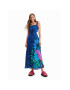 Desigual Rochie de vară Zarautz 23SWMW11 Bleumarin Regular Fit - Pled.ro