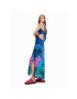 Desigual Rochie de vară Zarautz 23SWMW11 Bleumarin Regular Fit - Pled.ro