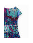 Desigual Rochie de zi 23SGVK19 Albastru Regular Fit - Pled.ro