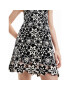 Desigual Rochie de zi Daisies 23SWVF01 Negru Regular Fit - Pled.ro